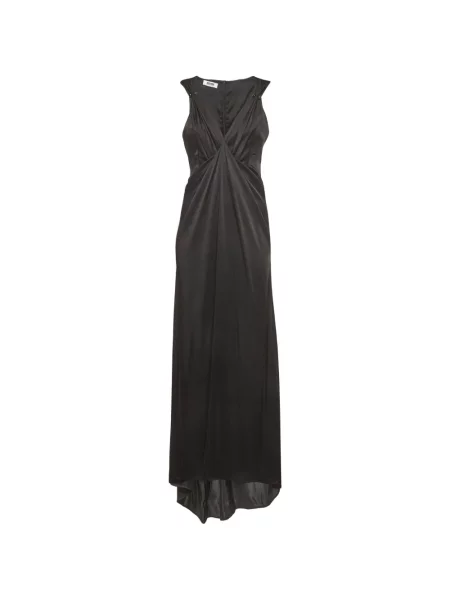 Rochie maxi Moschino Cheap & Chic drapată negru