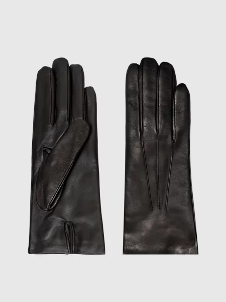 Кожаные перчатки Sermoneta Gloves черные