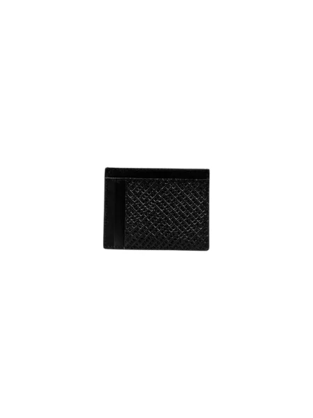 Portfel Armani Exchange skórzany czarny