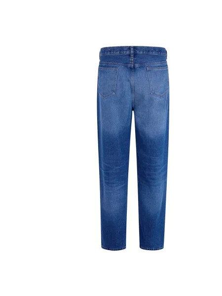 Jeansy A.p.c. z 5 kieszeniami niebieskie