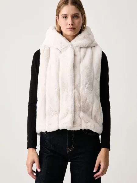 GUESS Vestă Sophy | Relaxed fit bej
