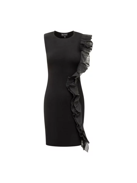 Sukienka midi Emporio Armani bez rękawów czarna