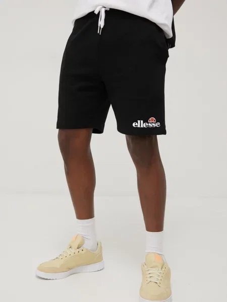 Къси панталони Ellesse Silvan Fleece Short мъжко черно