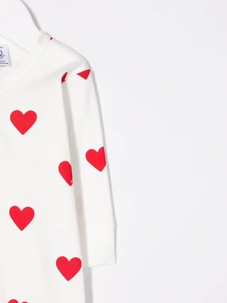 Krótki kombinezon dziecięcy Petit Bateau biały