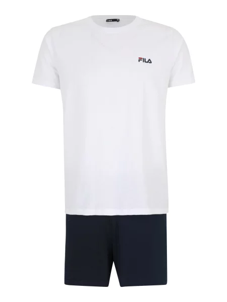 FILA Pijama scurtă negru alb