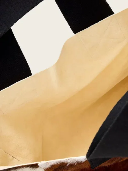 Кожаная сумка шоппер Allsaints