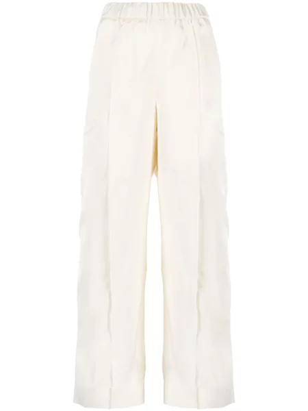 Pantaloni Jil Sander alb