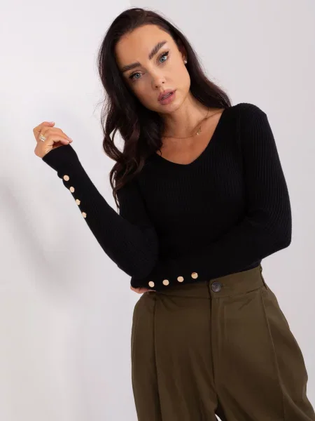 Sweter P-m czarny