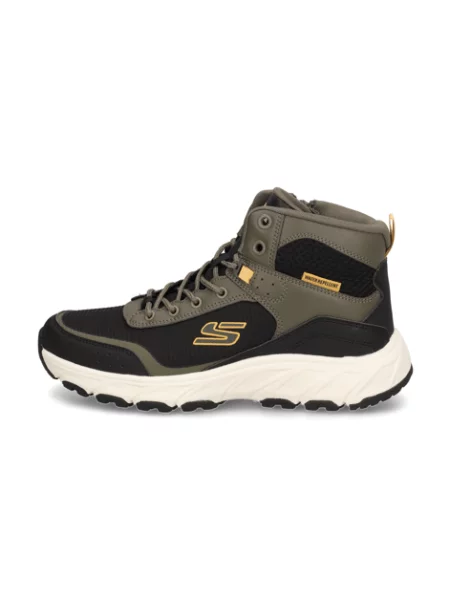 Boty SKECHERS Hillcrest Woodrock Peak olive/black zelené