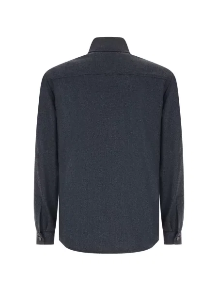 Cămașă Iceberg cu model herringbone gri
