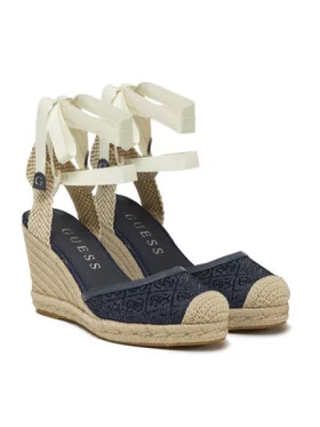 Guess Espadrilky FLJCRN Tmavomodrá