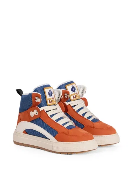 Top Dsquared2 s vezicama s čipkom narančasta