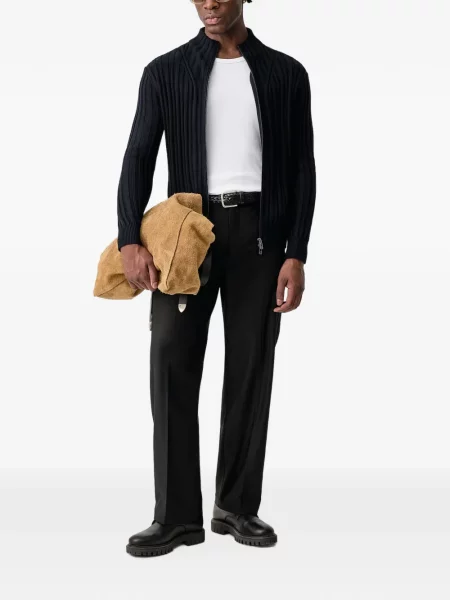Cardigan Armani Exchange tricotate albastru