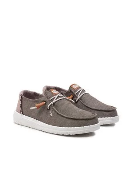 Boho polobotky Hey Dude šedé