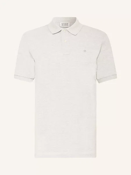 Scotch & Soda Polokošile Z Piké světle šedá