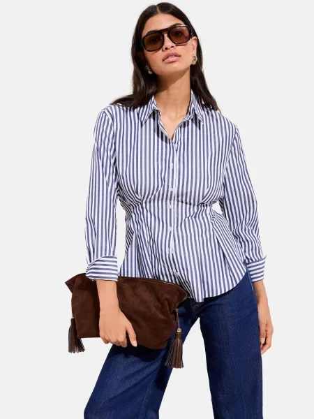 Friends Like These Bluză albastru regal alb