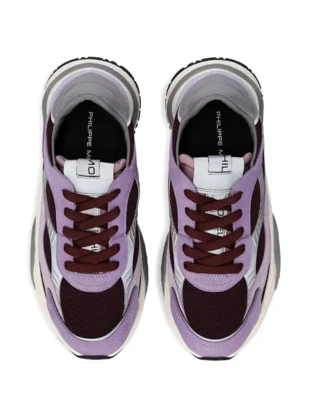 Sneakersy Philippe Model Paris z siateczką fioletowe
