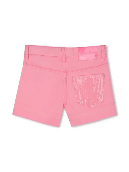 Szorty jeansowe dziecięce Billieblush różowe