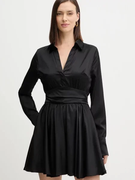 Платье мини Guess клеш черное