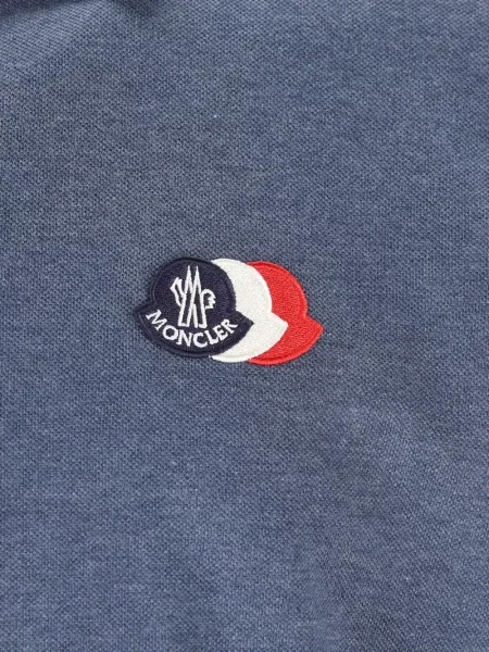 Tricou polo Moncler albastru