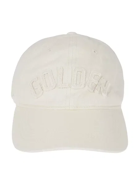 Czapka z daszkiem Golden Goose beżowa