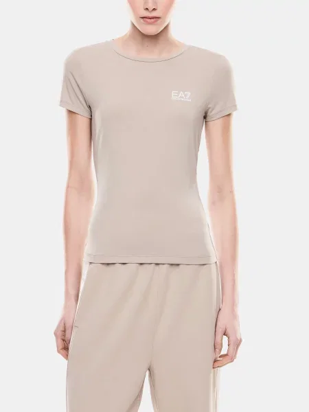 Футболка Ea7 бежевая