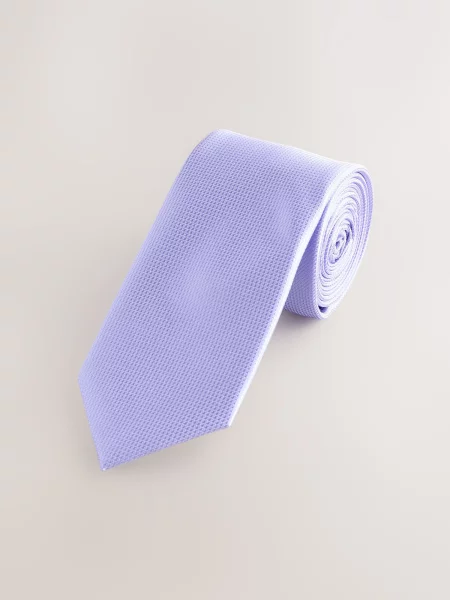 Next Cravată albastru violet alb