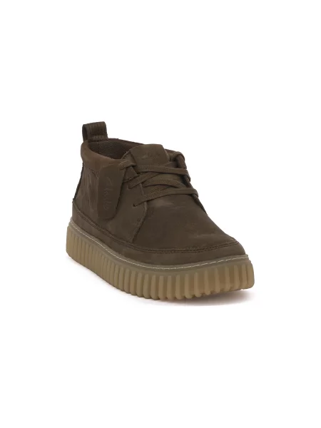 Pantofi Clarks din dantelă maro