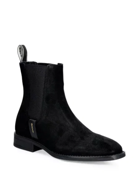 Велурени боти тип челси Gant черно