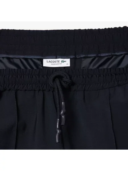 Lacoste Spodnie Oversize granatowe