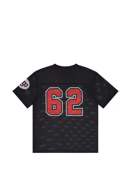 Tricou Denim Tears plasă cu strasuri negru