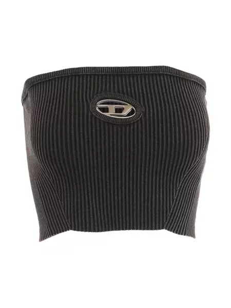 Top Diesel z dżerseju czarny