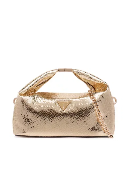 Guess Ročna torba Jewels Mini Zlata