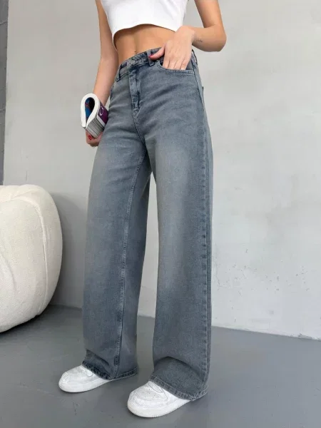 Pantaloni palazzo Dewberry albastru