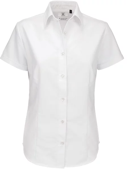 Koszula B&c z twillu szara