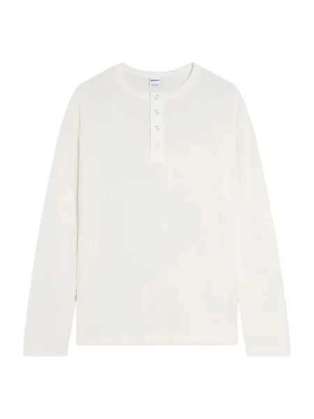 Bershka Majica off-bela bela