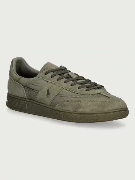 Polo Ralph Lauren Bedford Pp sneakers pentru bărbați din piele întoarsă verde