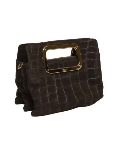 Torebka My Best Bags zamszowa brązowa