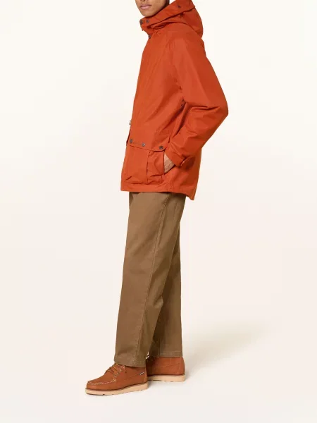 Barbour Kurtka Polowa Aikwood rot pomarańczowa