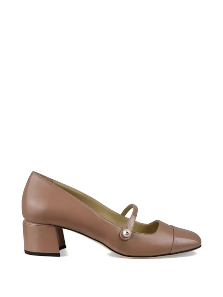 Pantofi cu toc Jimmy Choo cu perle cu bretele