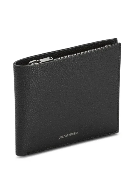 Portofel Jil Sander din piele negru