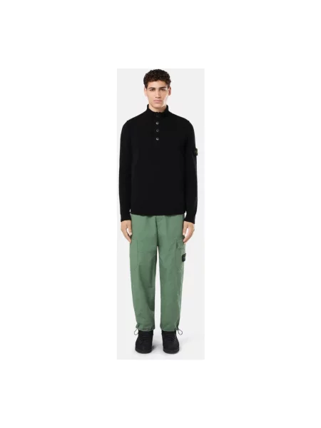 Sweter Stone Island z kamieniami czarny