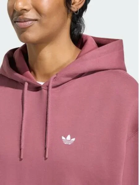 ADIDAS ORIGINALS Megztinis be užsegimo Essentials burgundiško vyno rožinė