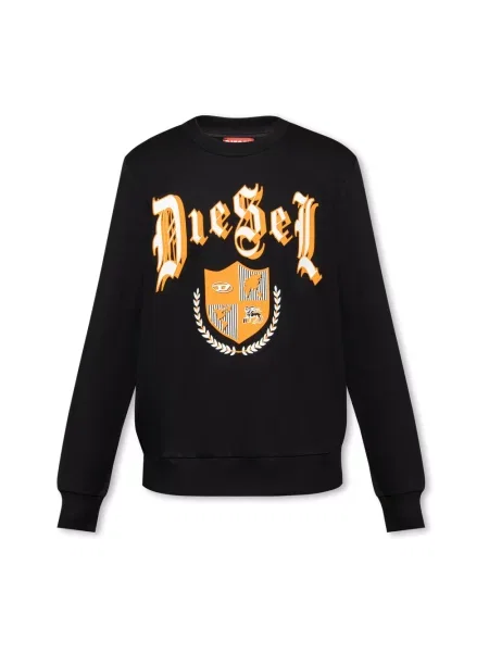 Bluza z kapturem Diesel czarna