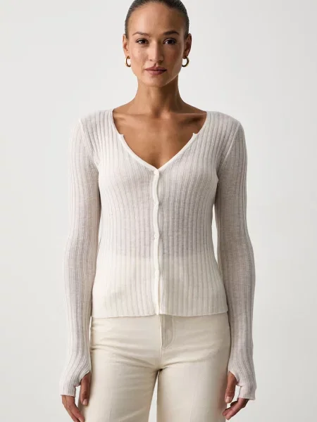 Pinko cardigan pentru femei din lână bej