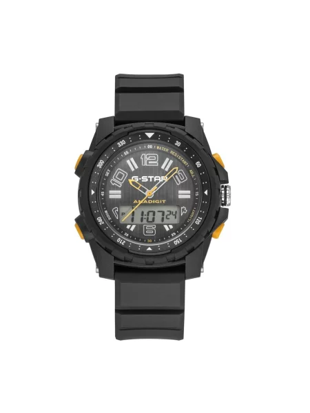 G-STAR Analogové hodinky Duo-time watch černá