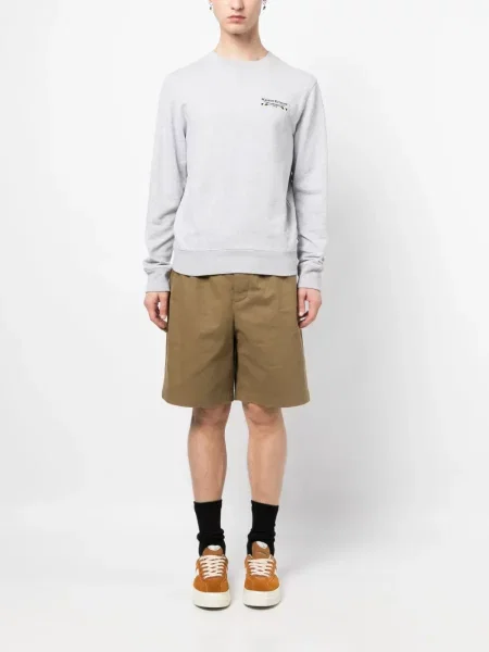 Siuvinėtas džemperis Maison Kitsuné pilka