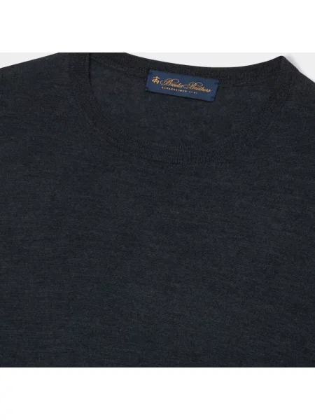 Sweter Brooks Brothers wełniany szary
