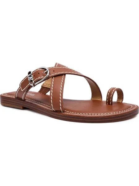 Papuci Michael Kors fără toc maro