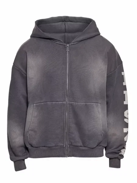 Dropsize Mikina šedá bílá